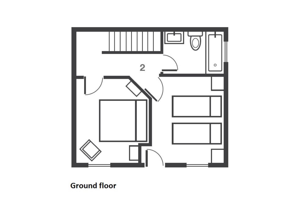 Chalet Darbay Verbier Floor Plan 2